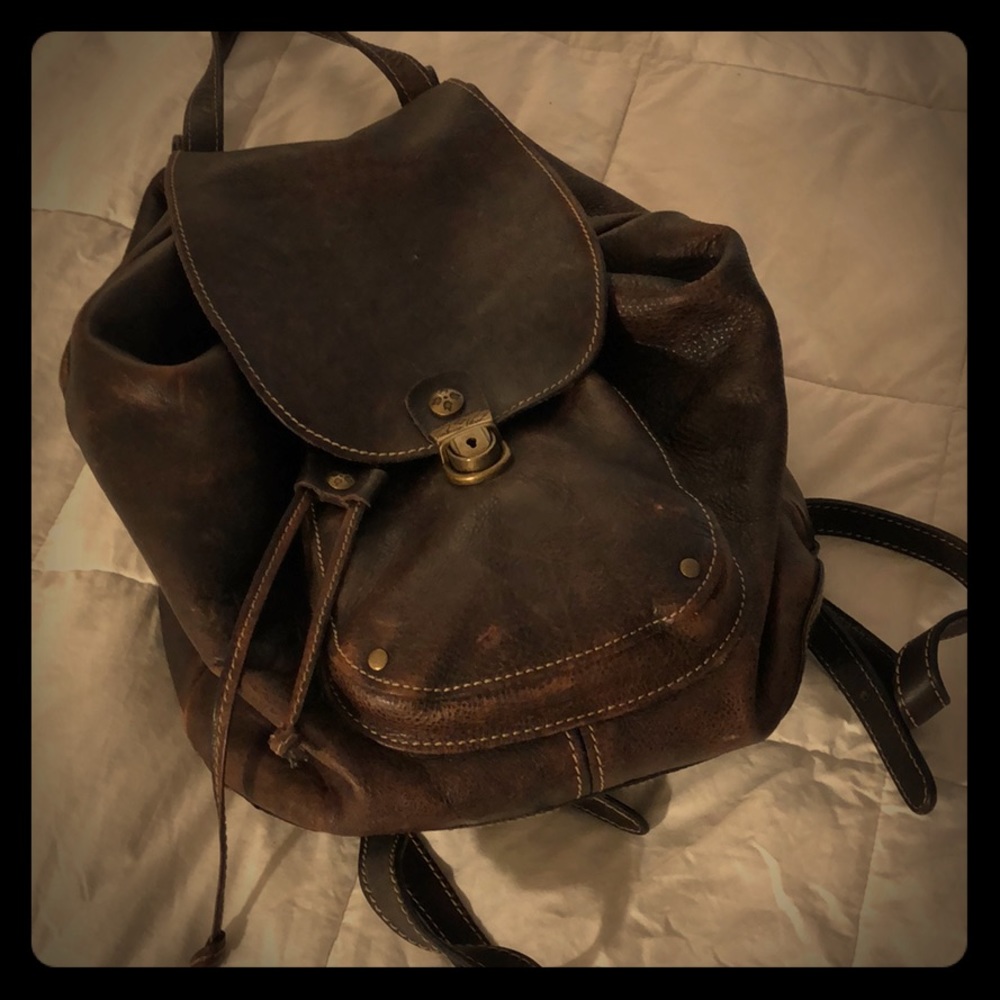 Patricia Nash premium leather backpack